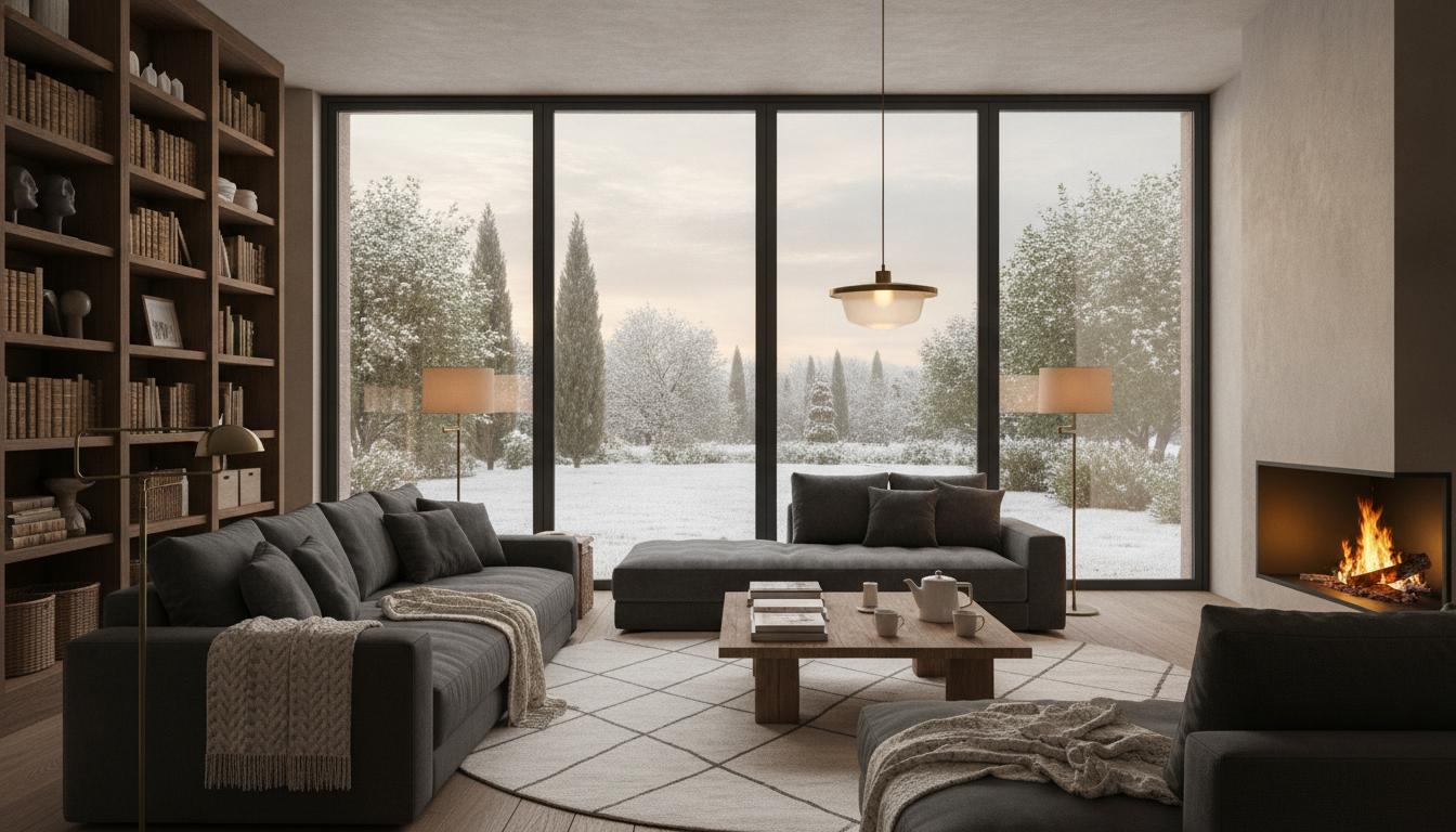 Interno caldo in inverno con vetrocamera performante e nessuna condensa